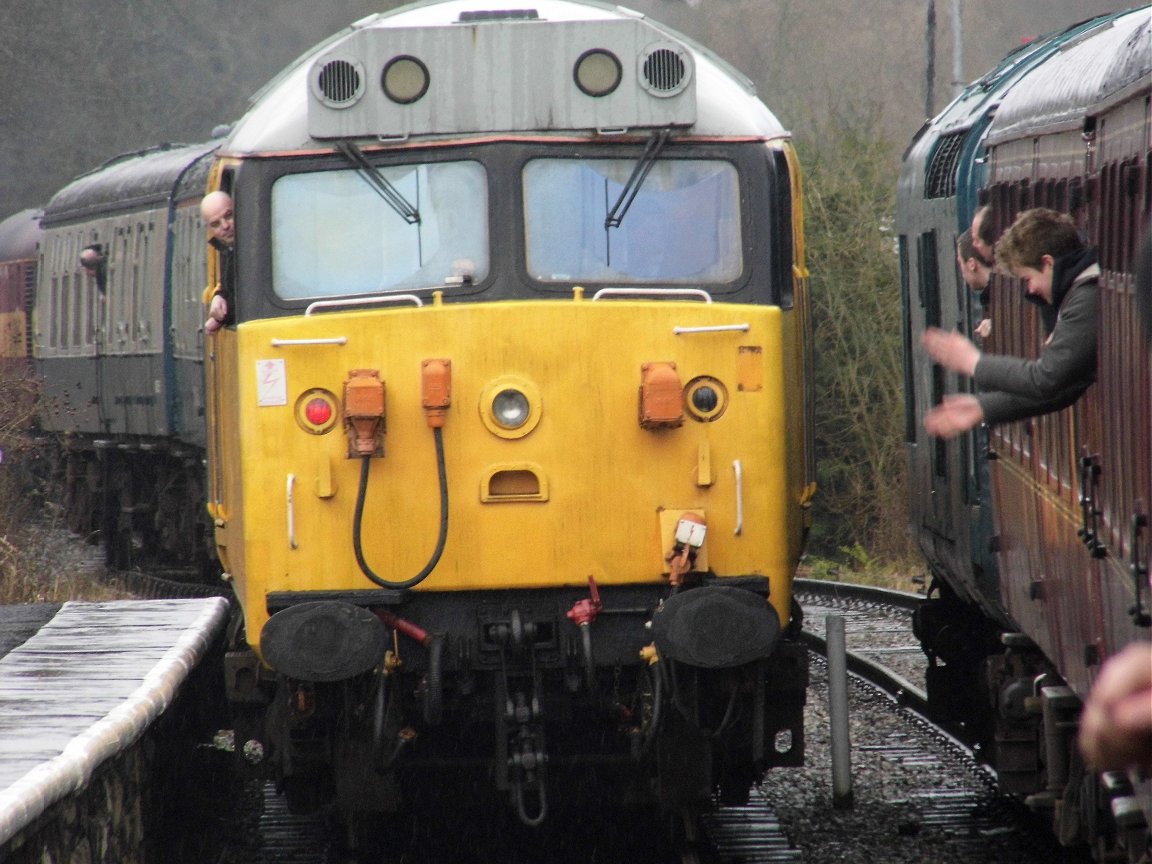 Cab of 60008 Dwight D. Eisenhower, Sat 28/12/2013. 