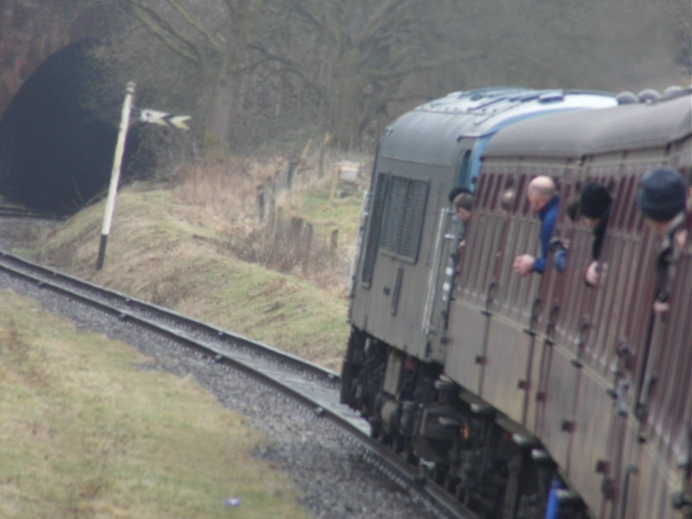 Nameplate of SR Battle of Britain 34109, Sat 28/12/2013. 