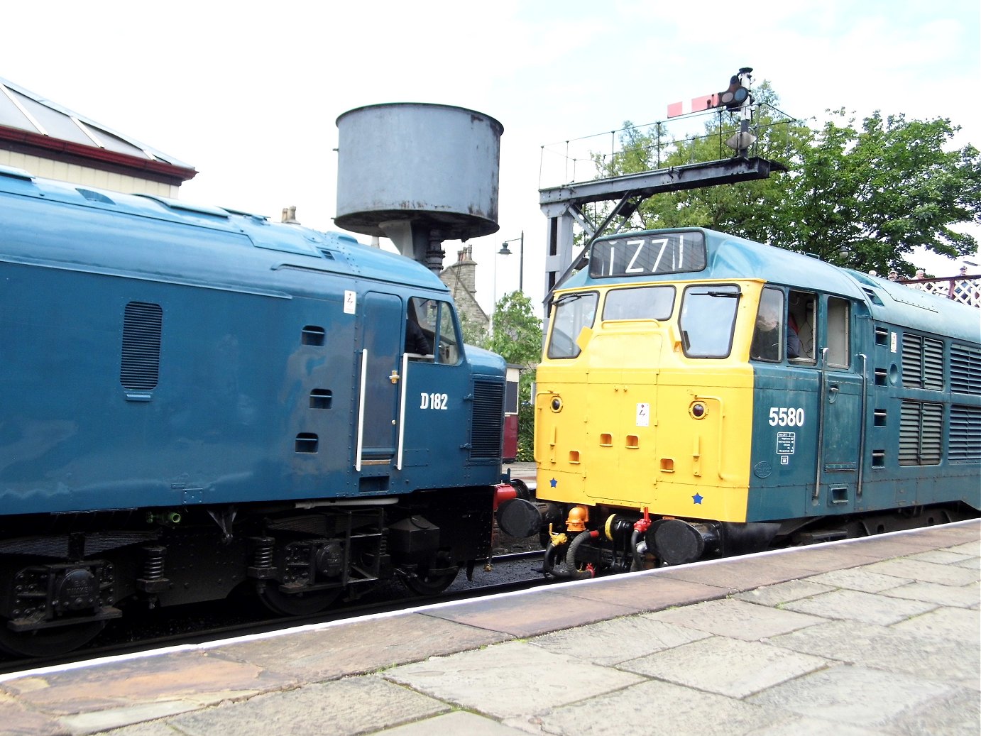 Nameplates for A4 60011 Empire of India and A2 60500 Edward Thompson, Sat 28/12/2013. 