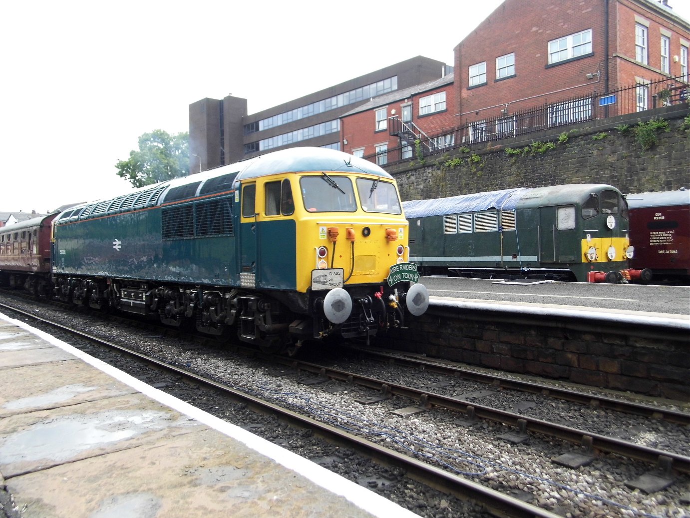 Cab of 60008 Dwight D. Eisenhower, Sat 28/12/2013. 