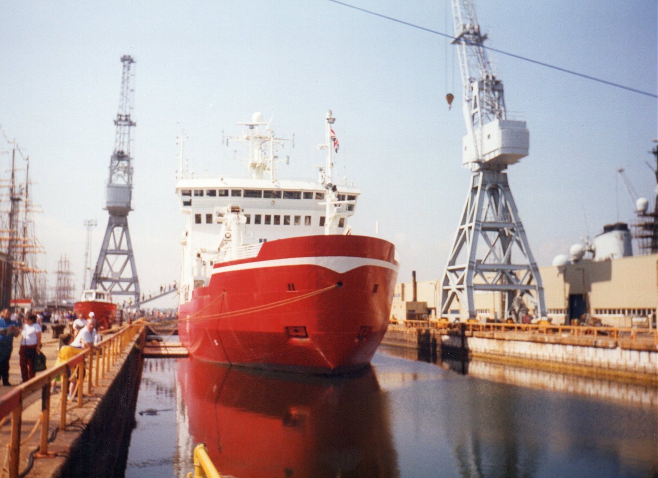 Survey vessel H.M.S. Endurance at Portsmouth Navy Days 1998