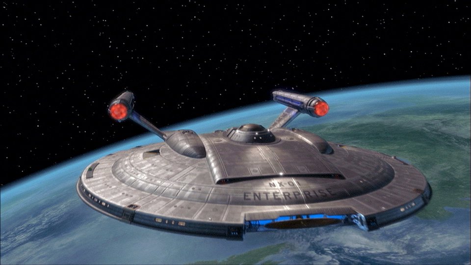 The Final Frontier has a new beginning... Image copyright © Paramount Pictures 2001. All rights reserved.
