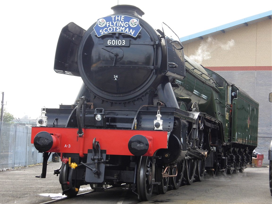 Smokebox number of 60008 Dwight D. Eisenhower, Sat 28/12/2013. 