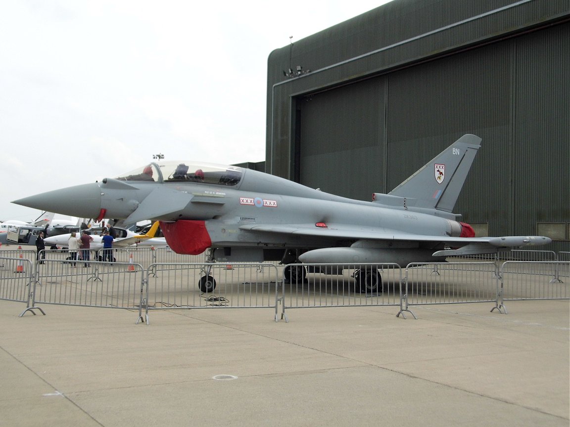 29(R) squadron Typhoon F2, RAF Waddington July 6th 2014