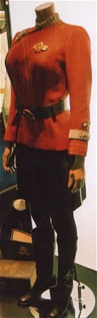 Commander Uhura's uniform as seen at London Hyde Park Star Trek Exhibition, 2002.