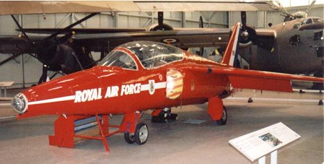 Folland Gnat Red Arrow, RAF Cosford 2001. Image dedicated to my father.