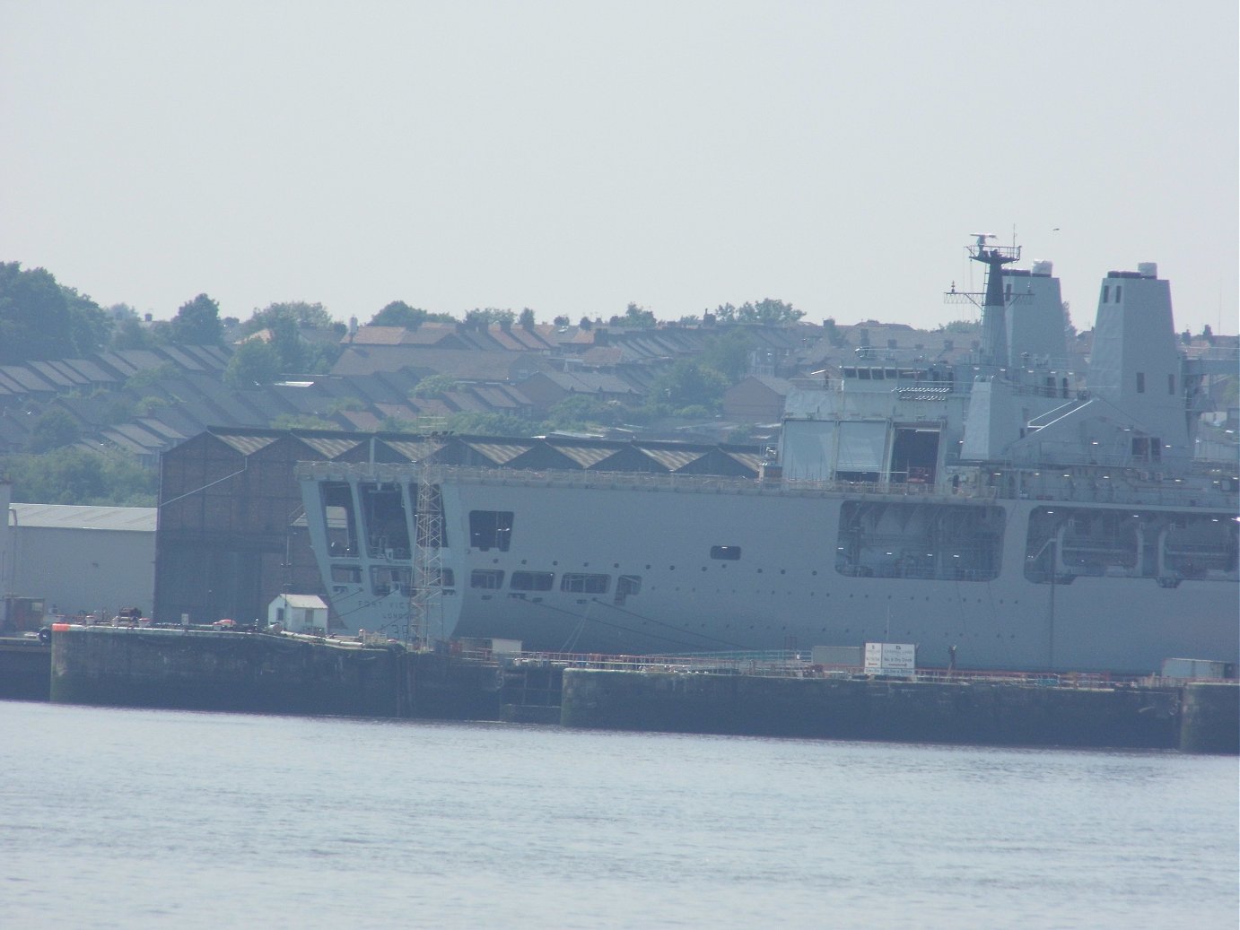 A387 RFA Fort Victoria at Cammell Laird shipyard 26 May 2018.