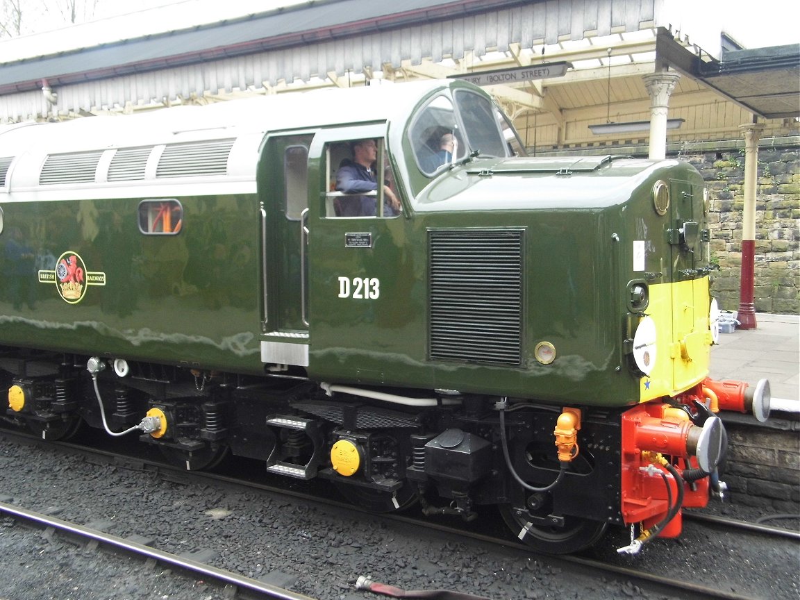 Cab of 60008 Dwight D. Eisenhower, Sat 28/12/2013. 