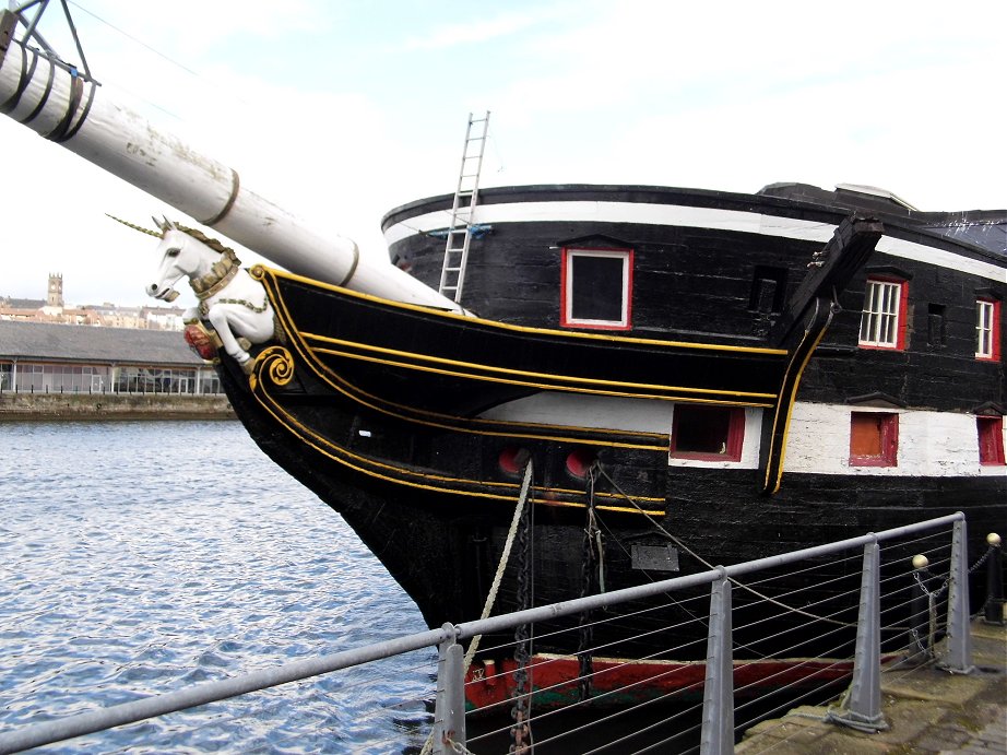 Frigate Unicorn visit - Dundee Docks Sat 28/03/2015