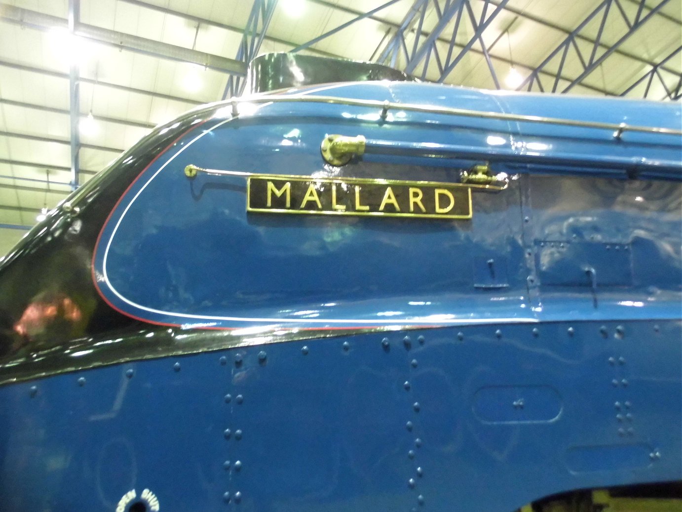 Nameplate of SR Battle of Britain 34109, Sat 28/12/2013. 