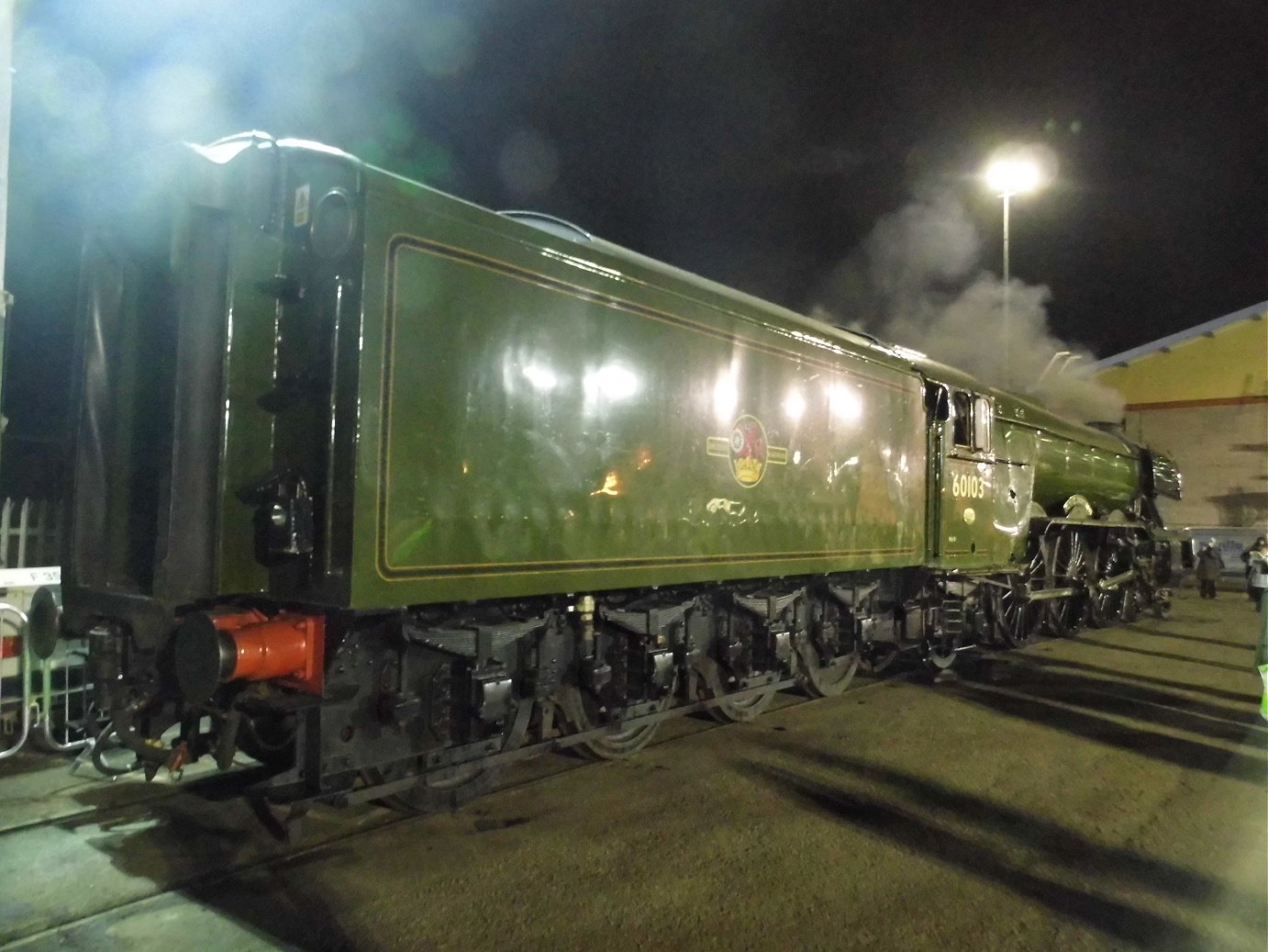 Cab of 60008 Dwight D. Eisenhower, Sat 28/12/2013. 