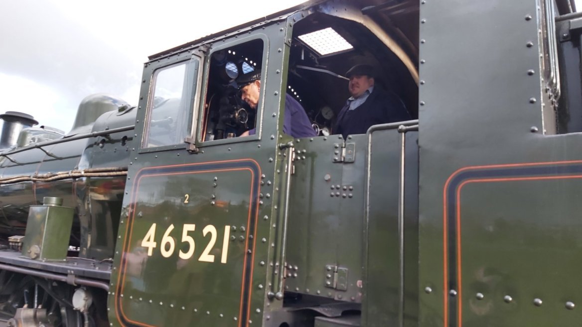 Nameplate of SR Battle of Britain 34109, Sat 28/12/2013.