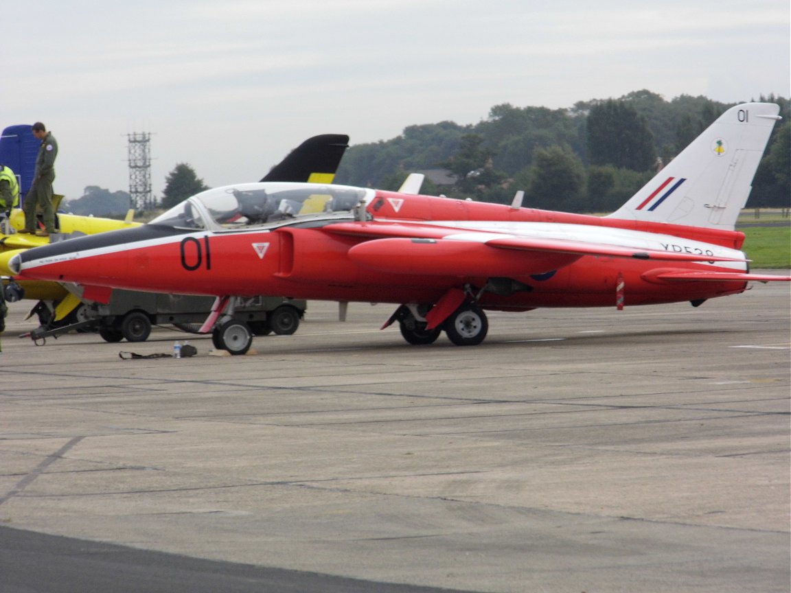 Folland Gnat, RAF Church Fenton 26th September 2015.