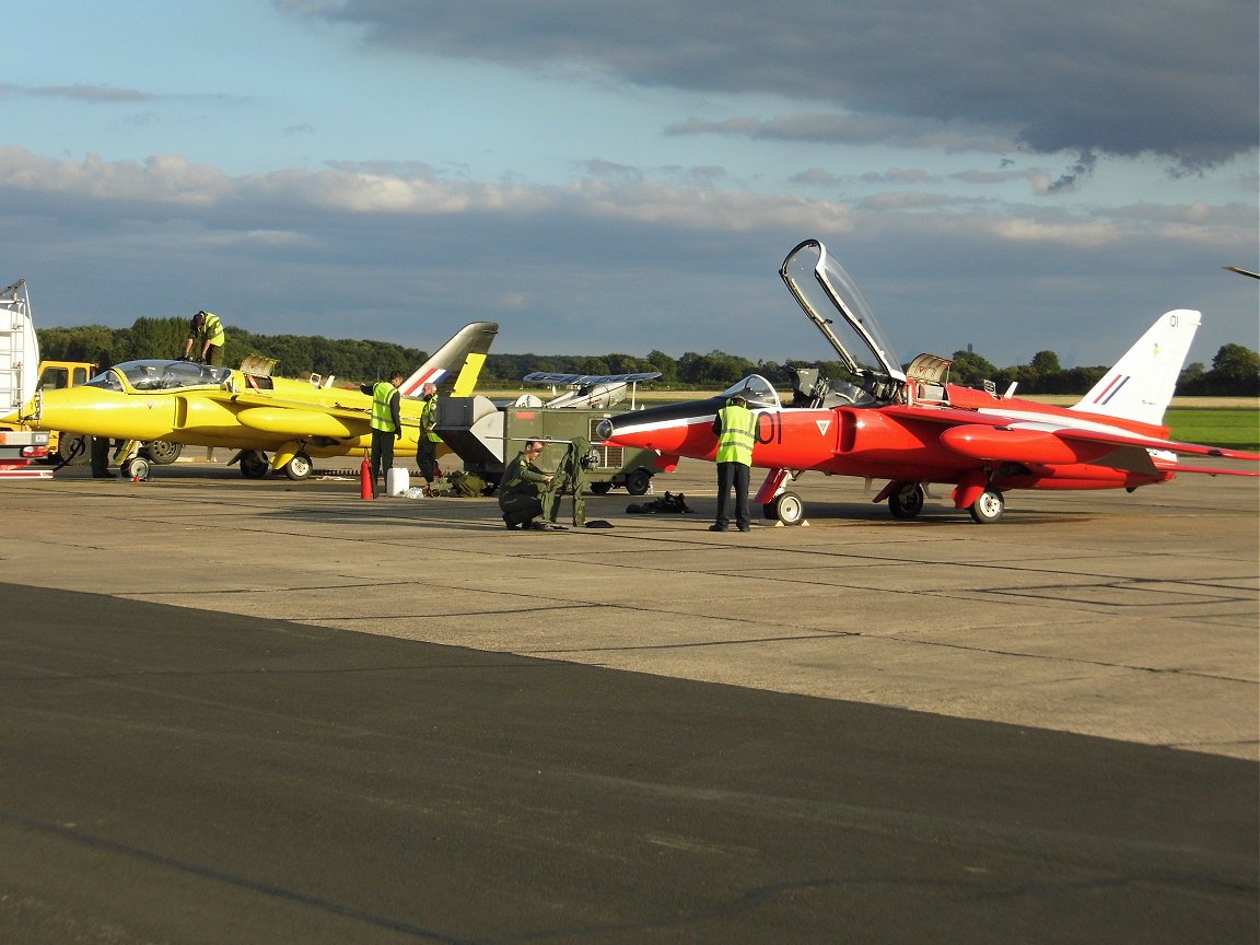 Folland Gnat, RAF Church Fenton 26th September 2015.