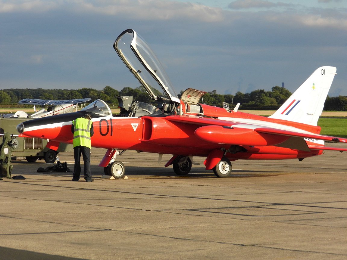 Folland Gnat, RAF Church Fenton 26th September 2015.