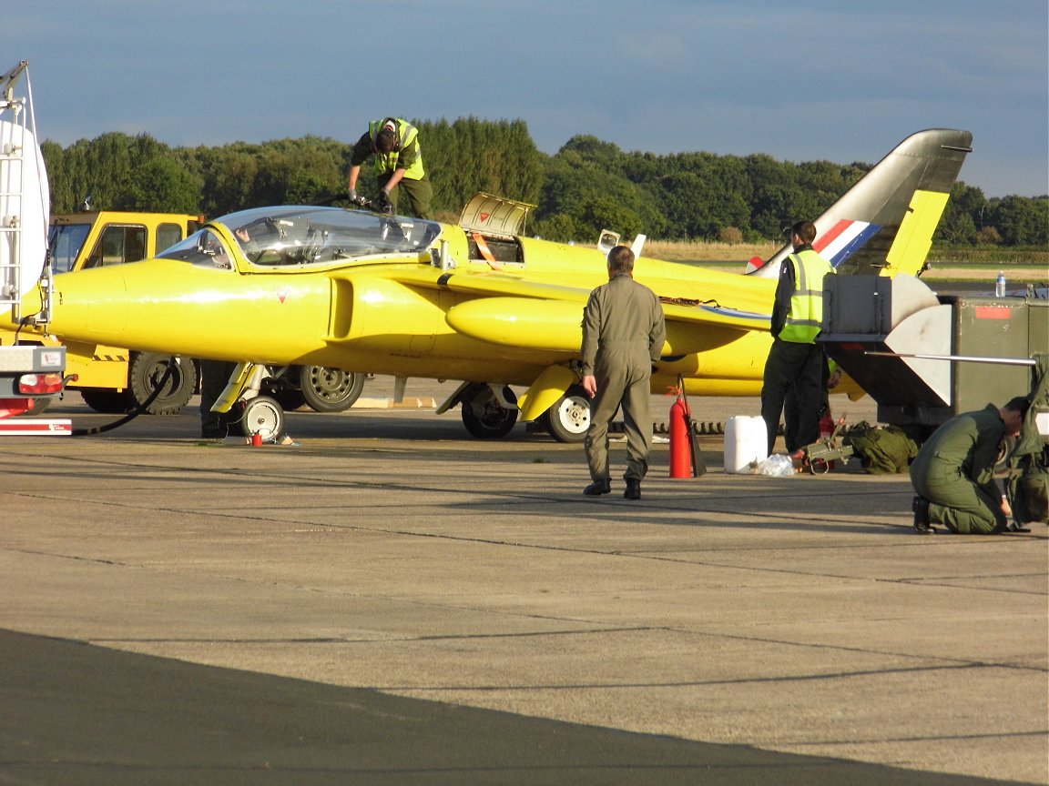 Folland Gnat, RAF Church Fenton 26th September 2015.