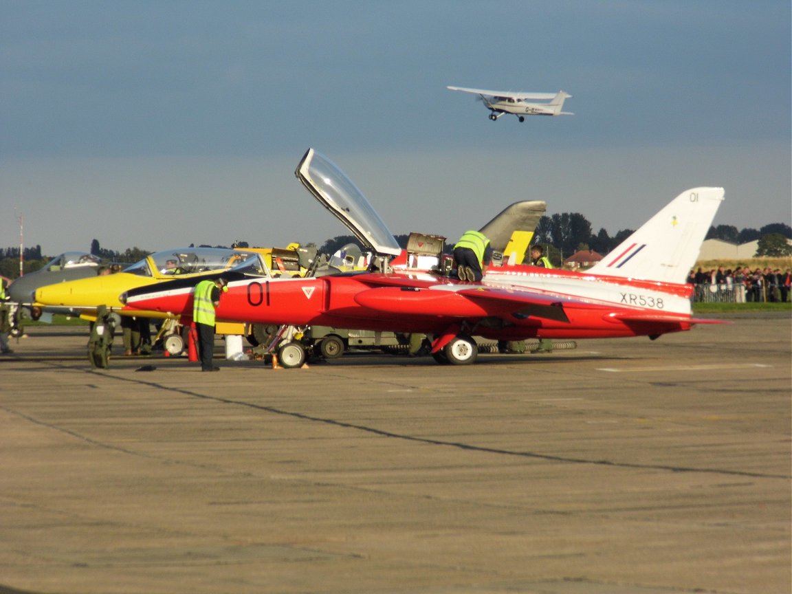 Folland Gnat, RAF Church Fenton 26th September 2015.