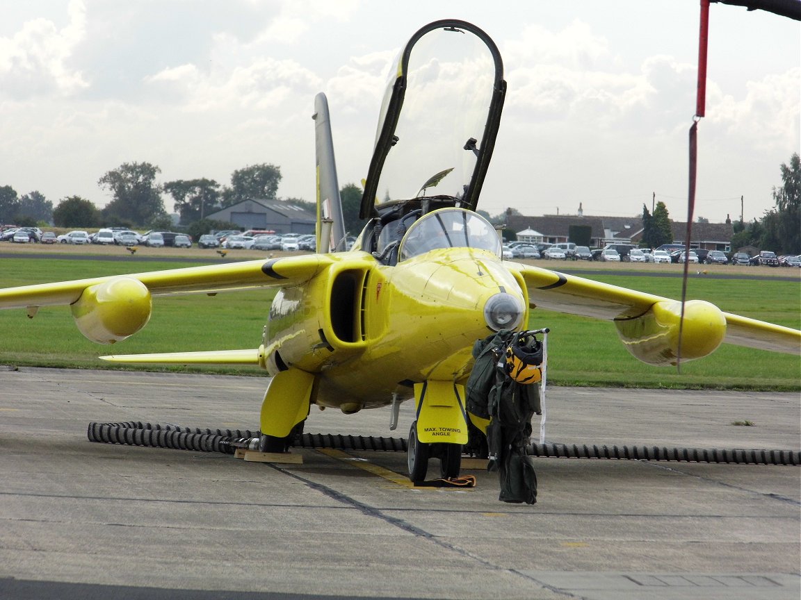 Folland Gnat, RAF Church Fenton 26th September 2015.