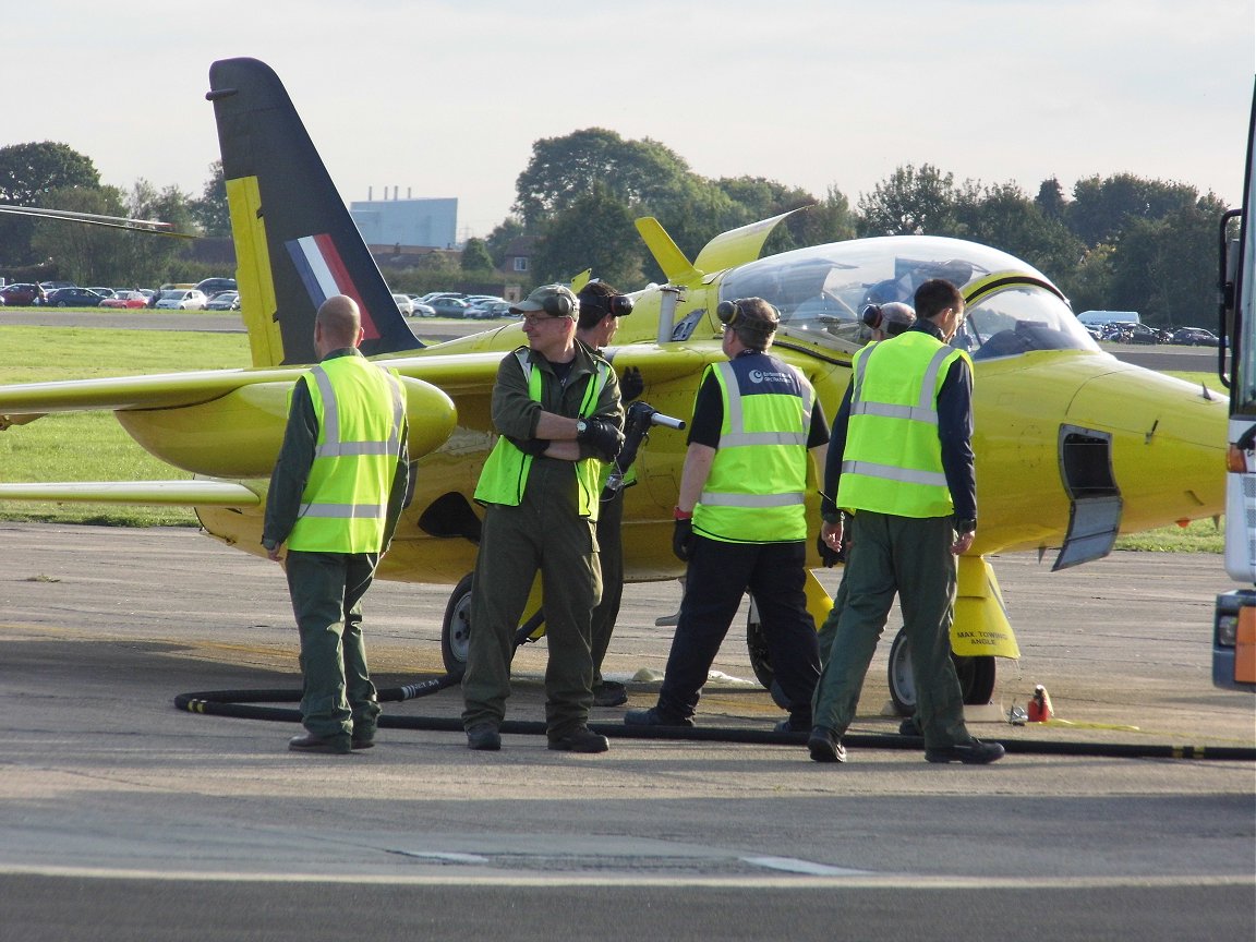 Folland Gnat, RAF Church Fenton 26th September 2015.