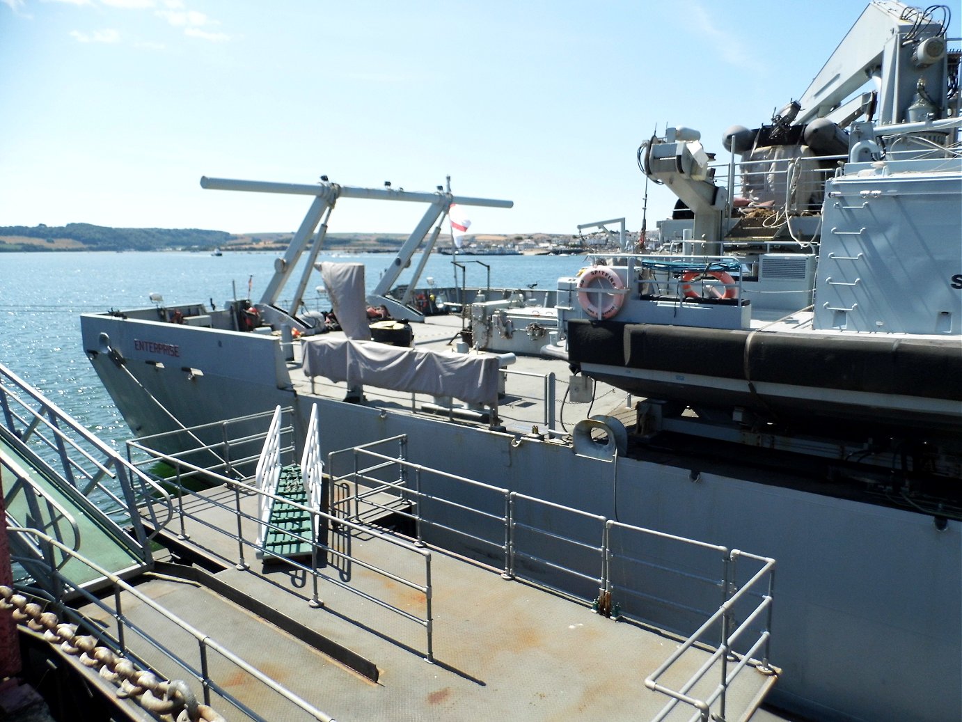 HMS Enterprise, Devonport, Plymouth. Wednesday 25/07/2018 