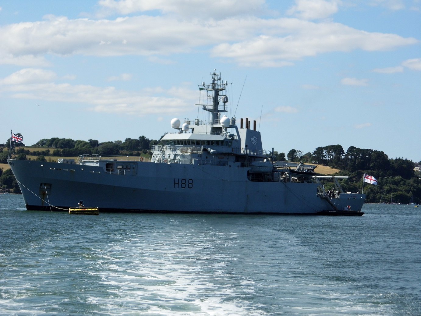 HMS Enterprise, Devonport, Plymouth. Wednesday 25/07/2018 