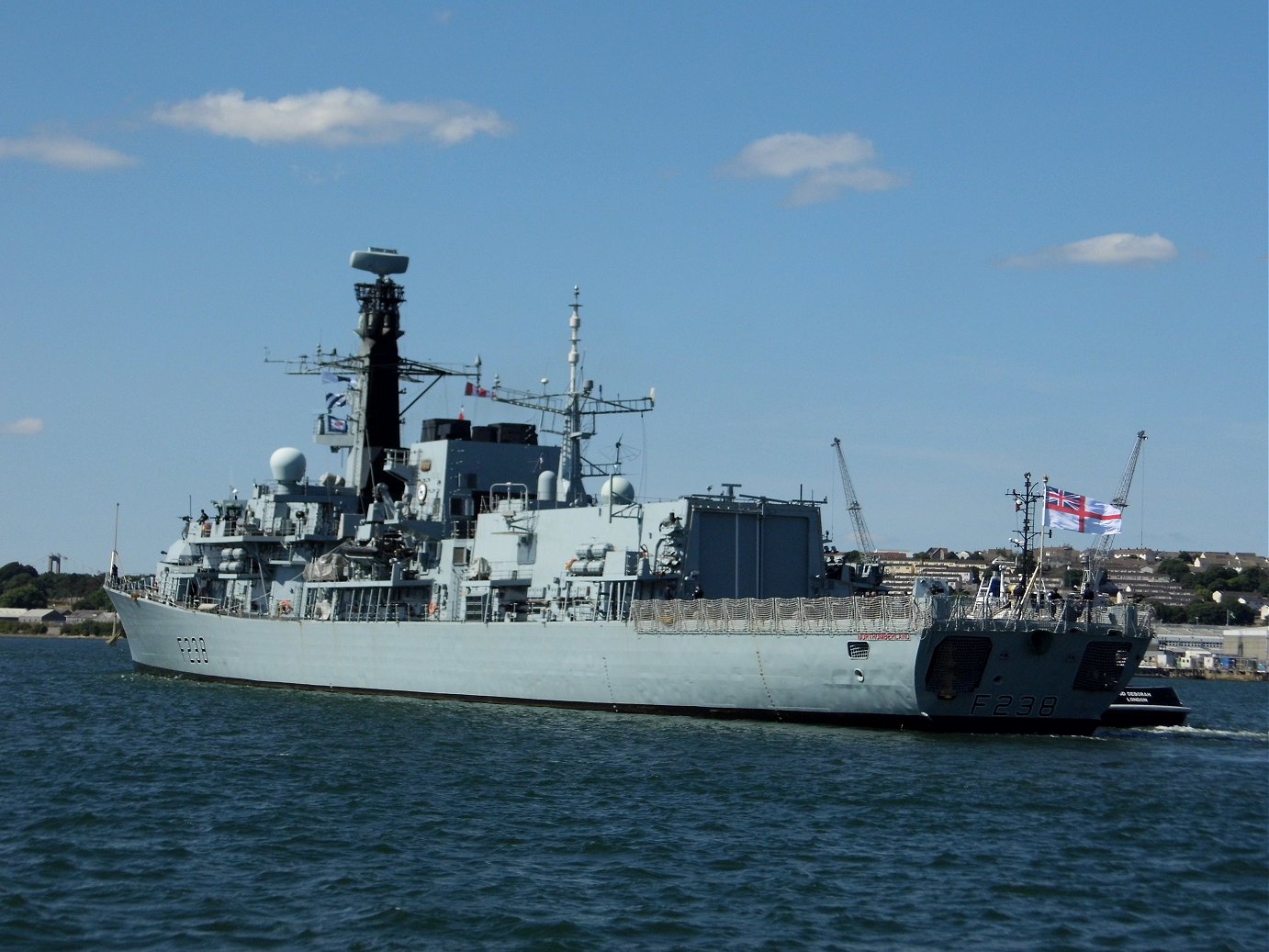 HMS Enterprise, Devonport, Plymouth. Wednesday 25/07/2018 