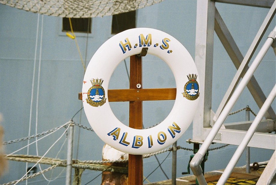 Assault ship L14 H.M.S. Albion at Plymouth Navy Days 2006