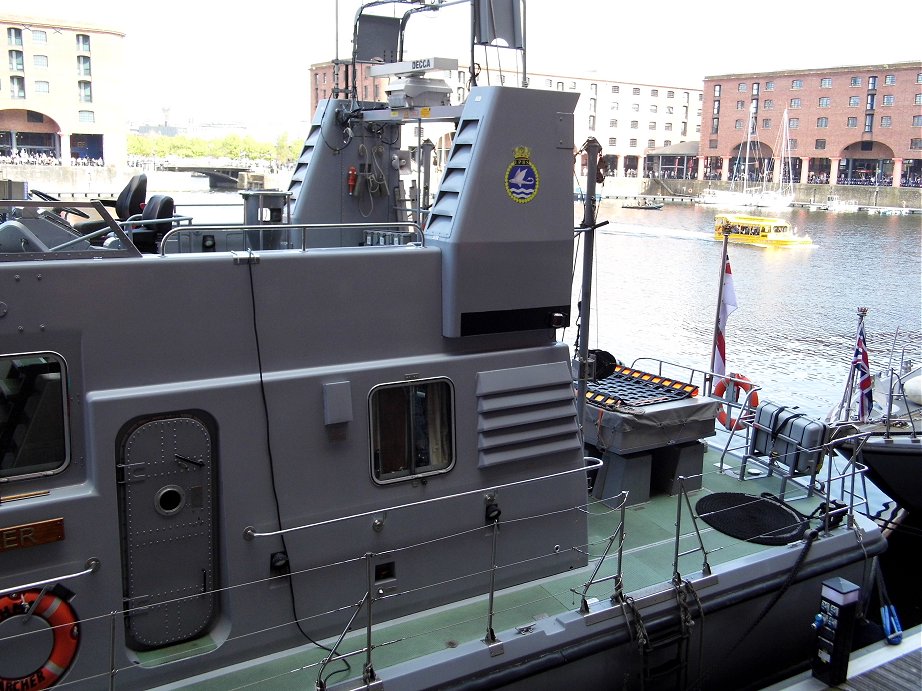 Explorer class coastal training patrol craft H.M.S. Archer at Liverpool Alberts Docks, May 26th 2013