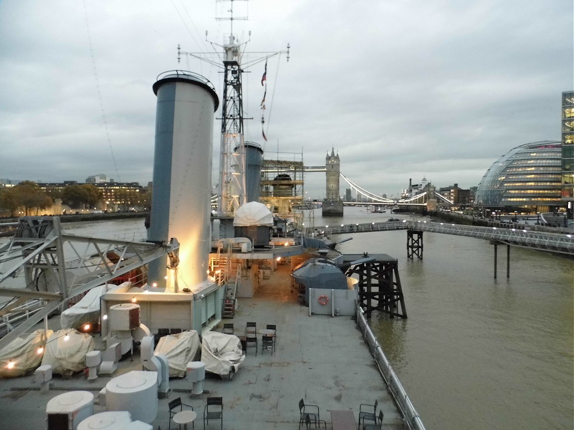 HMS belfast, London, Thursday 16/11/2017.. 