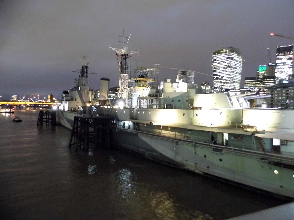 HMS belfast, London, Thursday 16/11/2017.. 