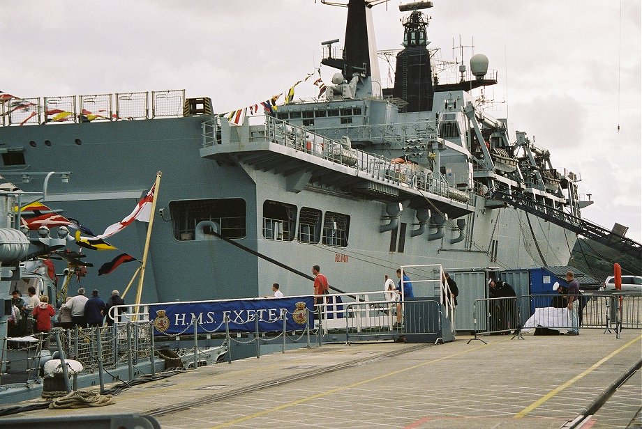 Assault ship H.M.S. Bulwark at Plymouth Navy Days 2006