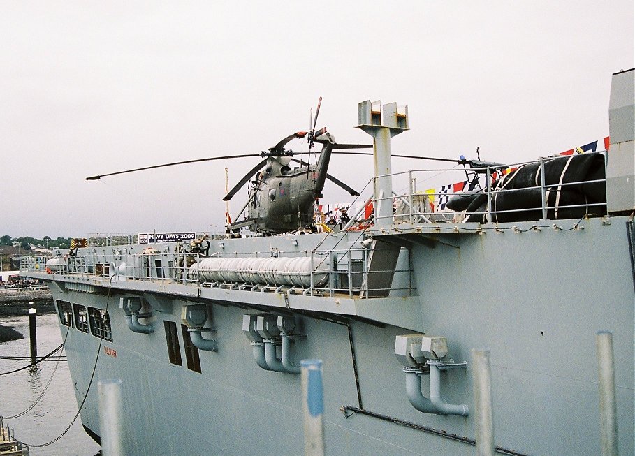 Assault ship L15 H.M.S. Bulwark at Plymouth Navy Days, Saturday September 5th 2009