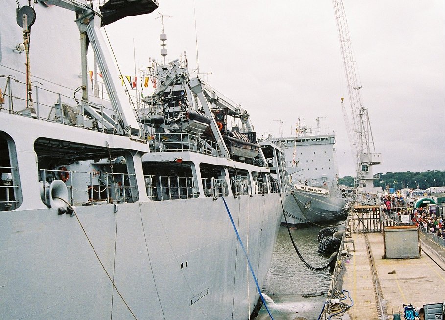 Assault ship L15 H.M.S. Bulwark at Plymouth Navy Days, Saturday September 5th 2009