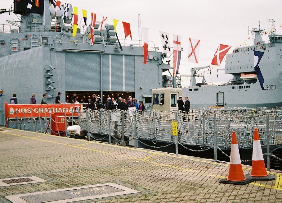 Type 22 HMS Chatham at Plymouth Navy Days, Saturday September 5th 2009