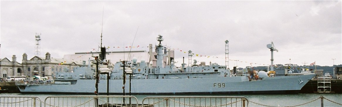HMS Cornwall, The Fighting '99 or the Ice Cream Frigate, Type 22 batch 3 at Plymouth Navy Days 2006.