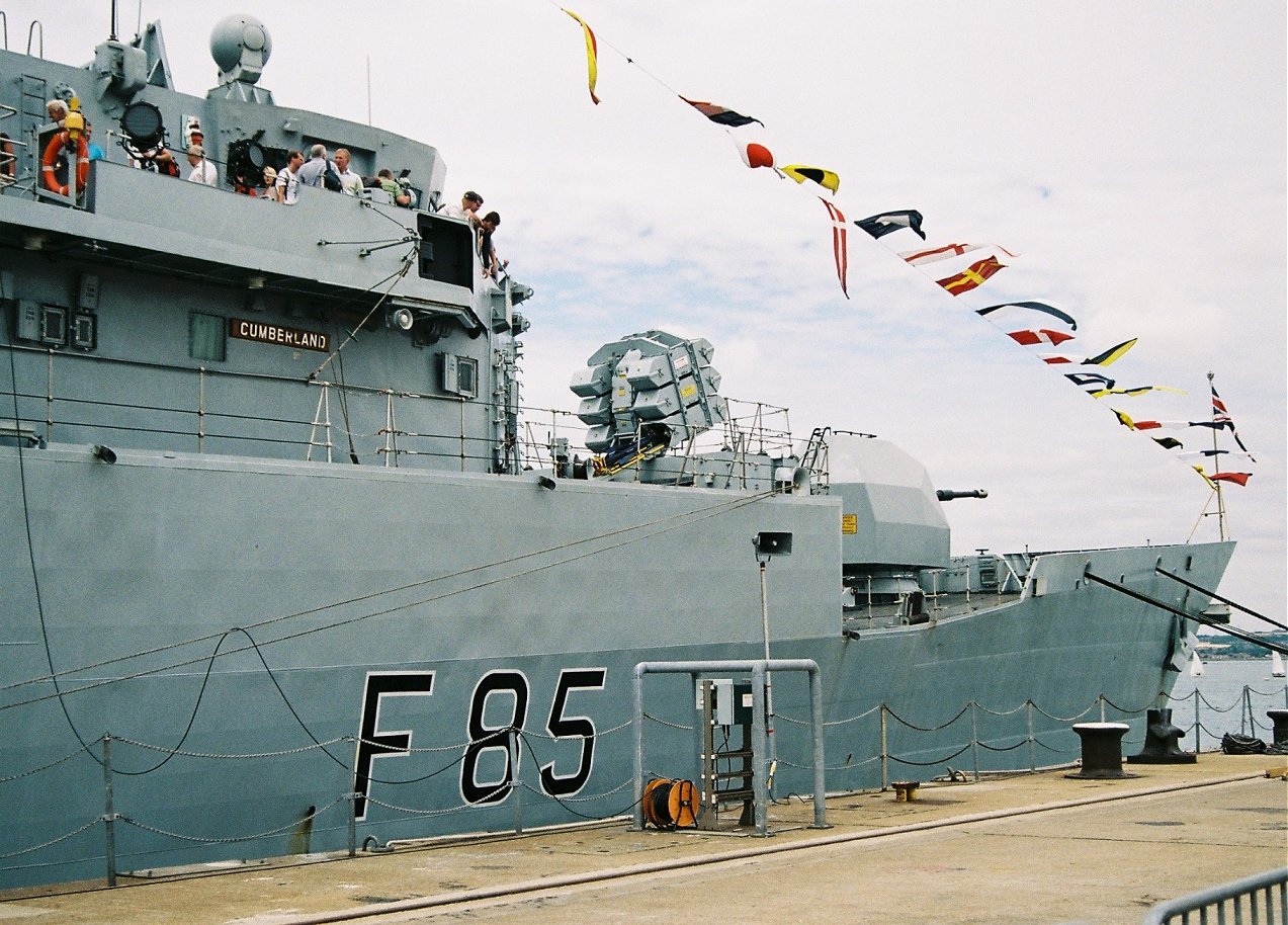 HMS Cumberland, Type 22 batch 3 at Portsmouth Navy Days 2010.