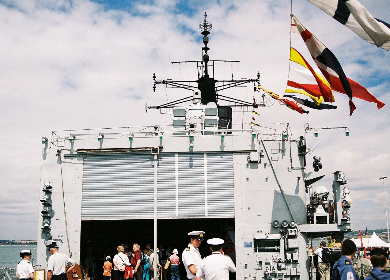 HMS Cumberland, Type 22 batch 3 at Portsmouth Navy Days 2010.