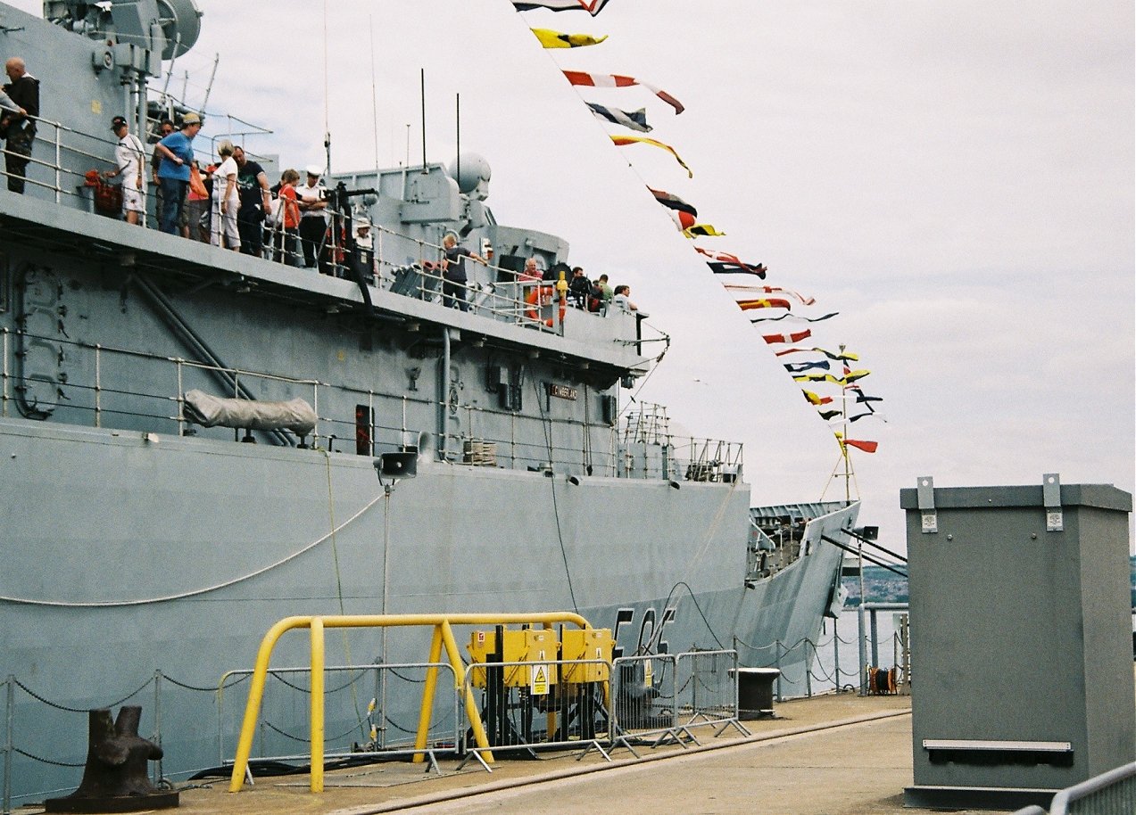 HMS Cumberland, Type 22 batch 3 at Portsmouth Navy Days 2010.