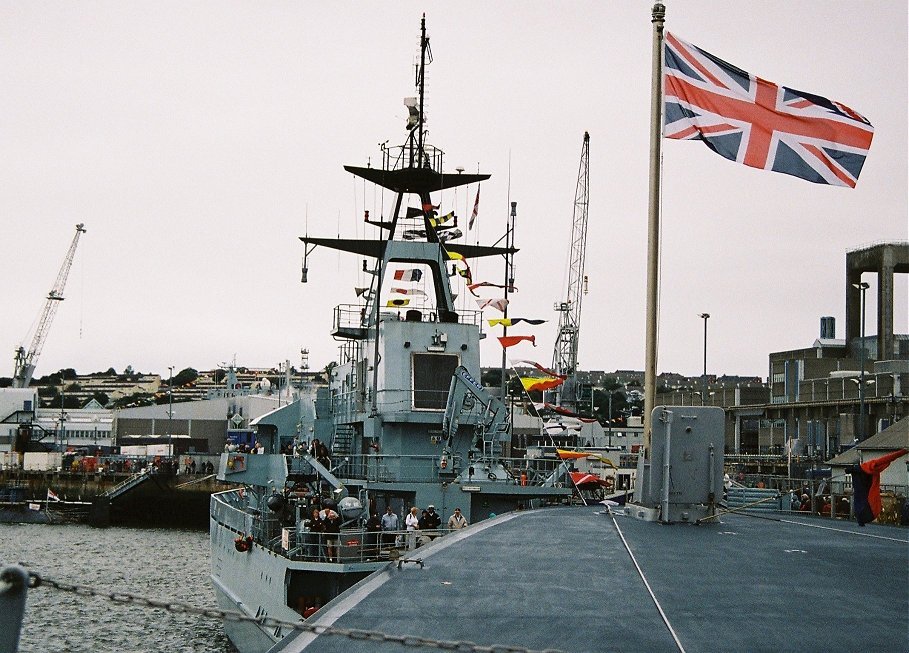 Type 45 destroyer H.M.S. Daring at Devonport Navy Days 2009