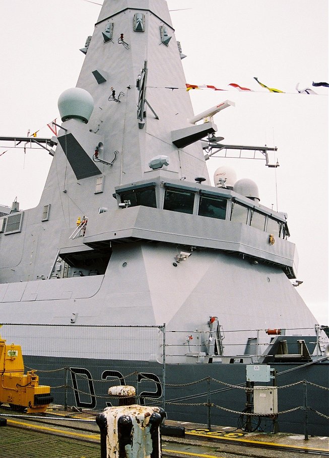 Type 45 destroyer H.M.S. Daring at Devonport Navy Days 2009