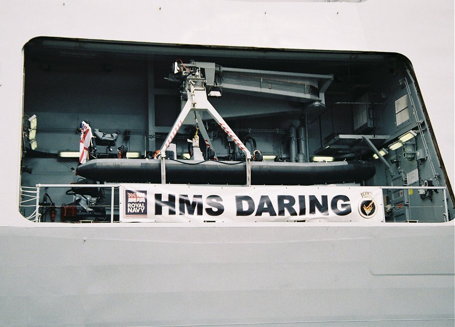 Type 45 destroyer H.M.S. Daring at Portsmouth Navy Days 2010