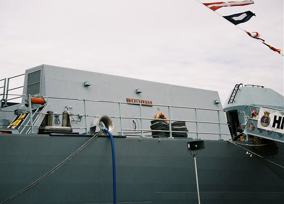 Type 45 destroyer H.M.S. Dauntless at Portsmouth Navy Days 2010