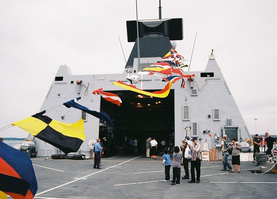 Type 45 destroyer H.M.S. Dauntless at Portsmouth Navy Days 2010