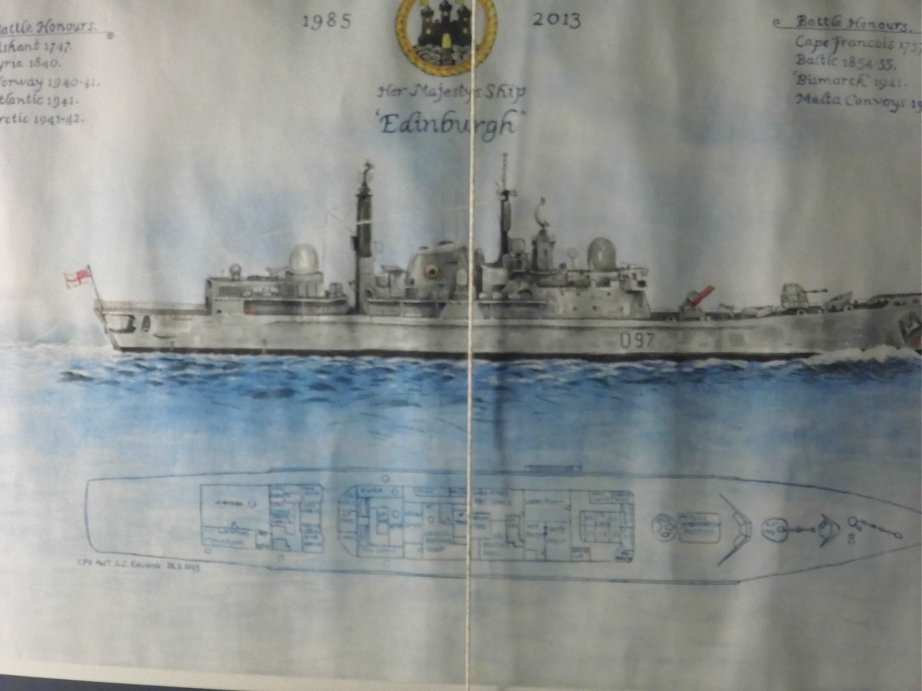 HMS Edinburgh, Cammell Laird, Birkenhead. Sunday 26/05/2013.