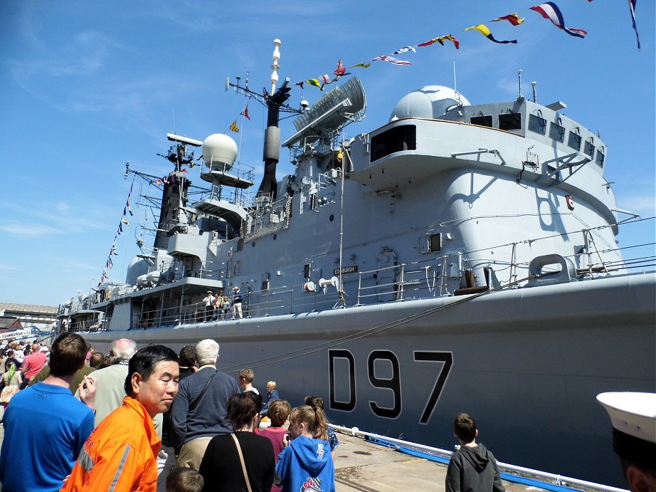 HMS Edinburgh, Cammell Laird, Birkenhead. Sunday 26/05/2013. 