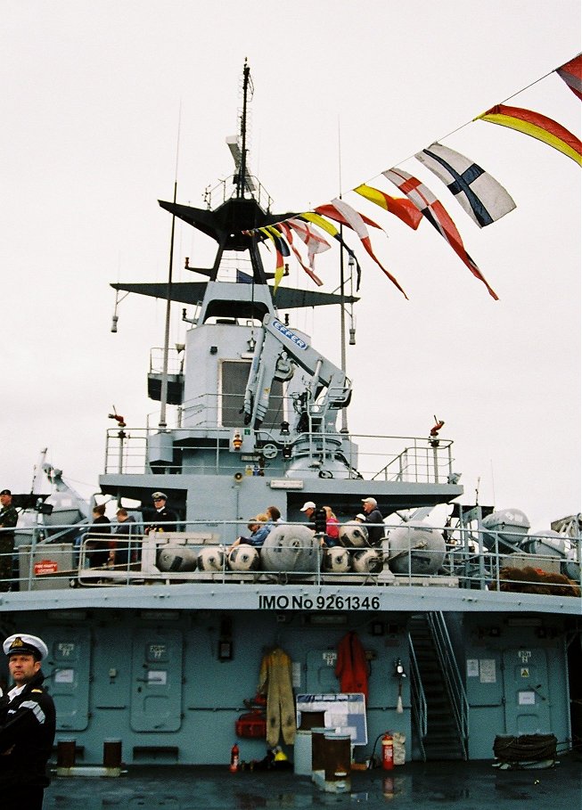 River class offshore patrol vessel H.M.S. Mersey at Devonport Navy Days 2009
