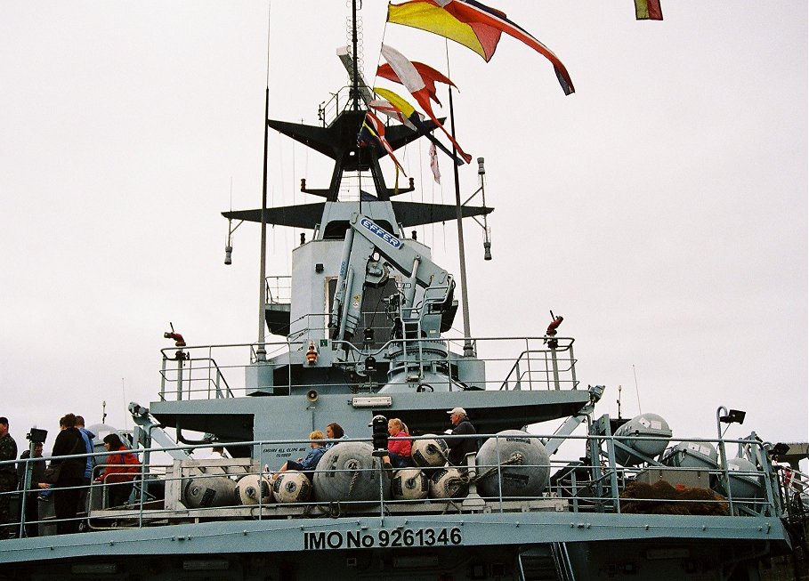 River class offshore patrol vessel H.M.S. Mersey at Devonport Navy Days 2009