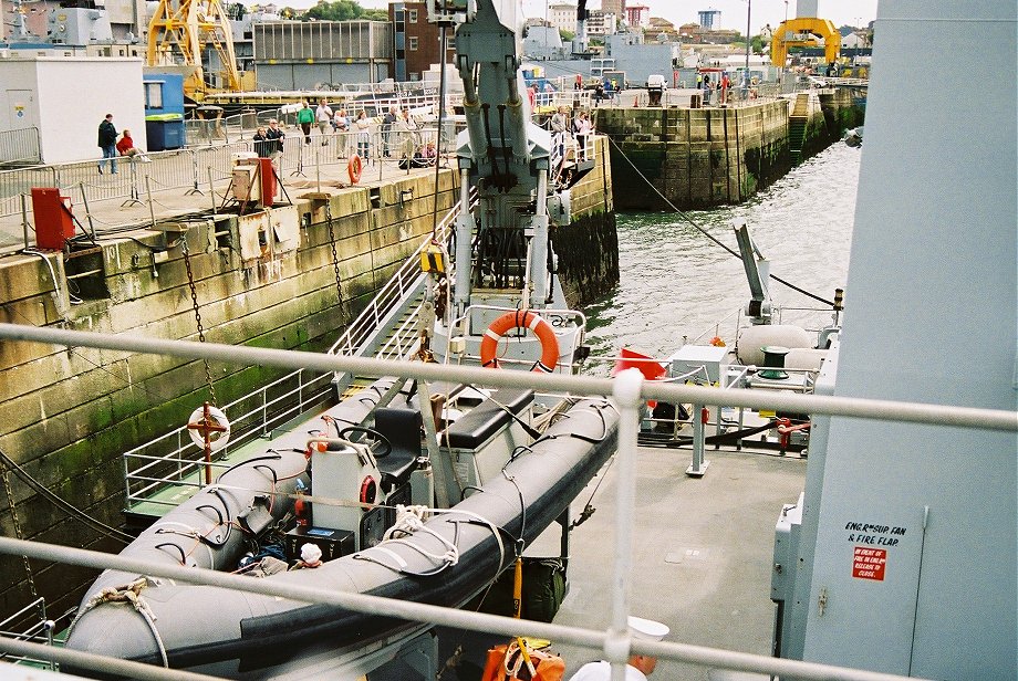 Survey ship H.M.S. Roebuck at Plymouth Navy Days 2006