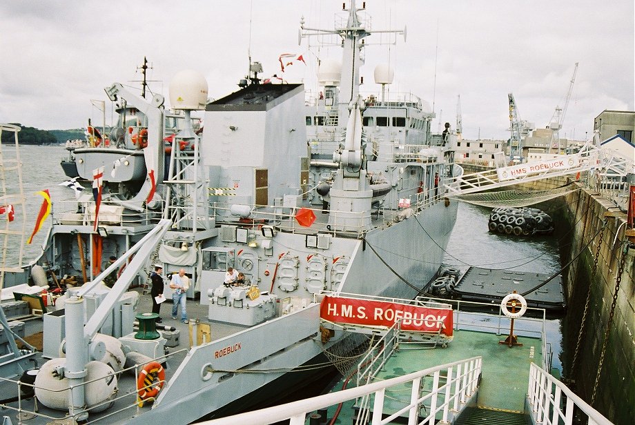 Survey ship H.M.S. Roebuck at Plymouth Navy Days 2006