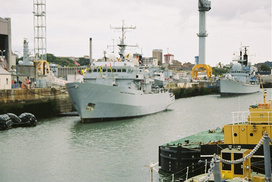 Survey ship H.M.S. Roebuck at Plymouth Navy Days 2006